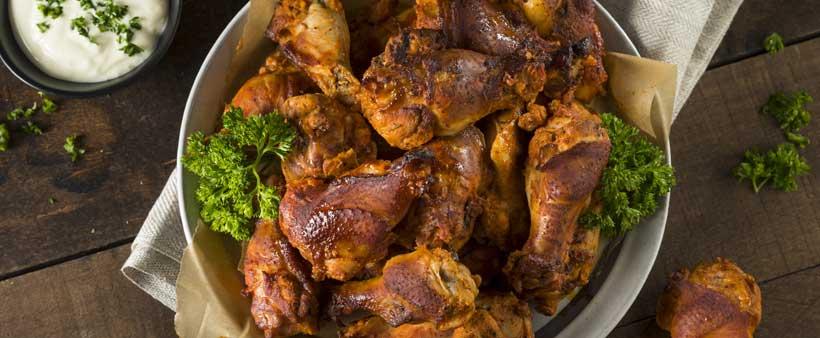 smoked chicken wings