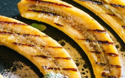 Grilled Banana Splits