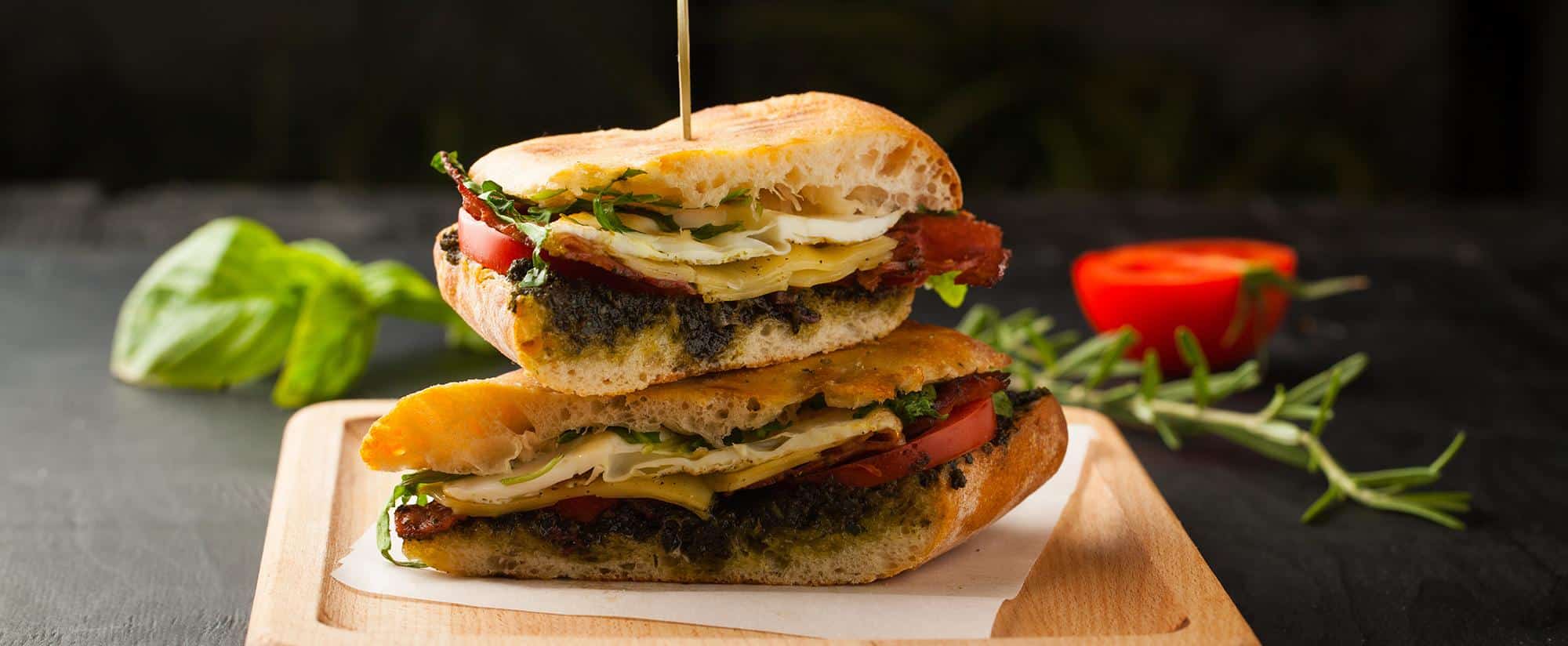 Grilled Pesto Sandwiches