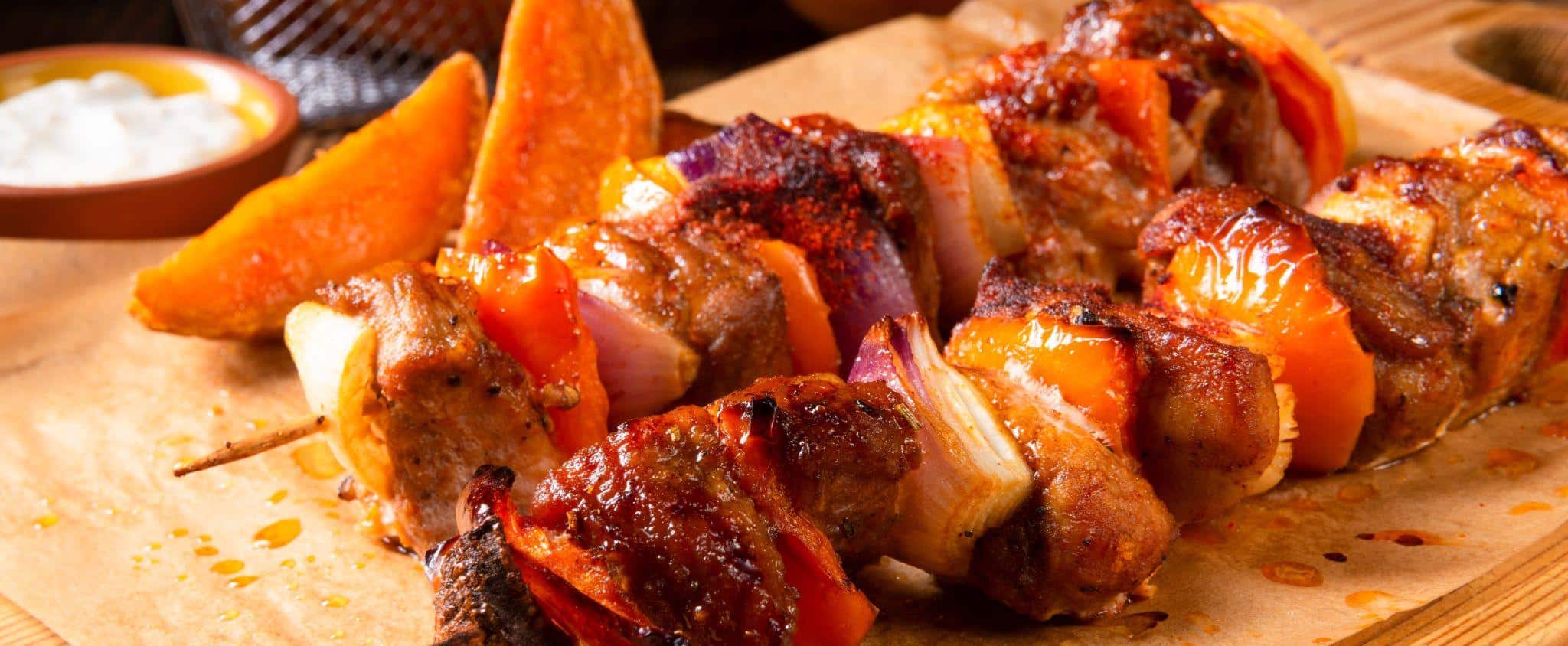 Sweet Potato Chicken Kebabs