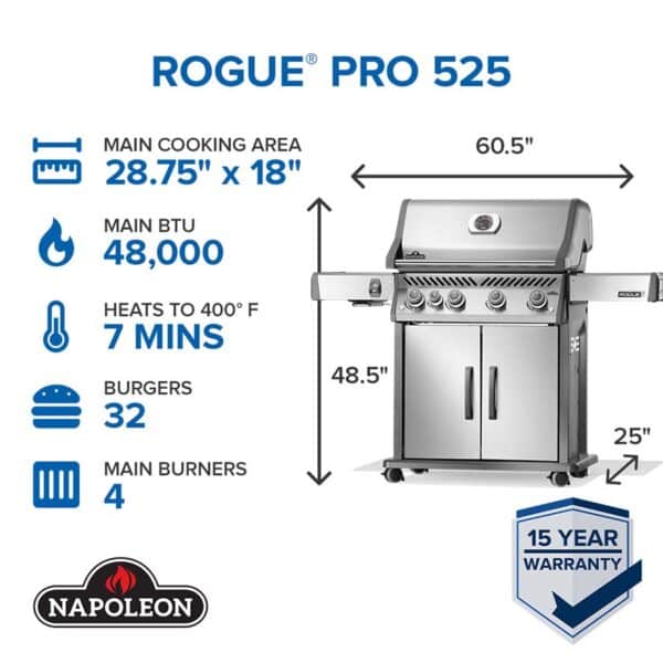 Napoleon Rogue® PRO 525 SIB (P) - Image 3