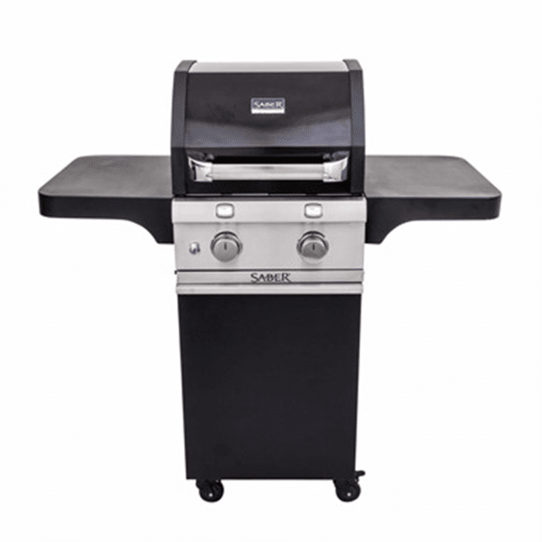 Saber Deluxe Black 2-Burner Gas Grill