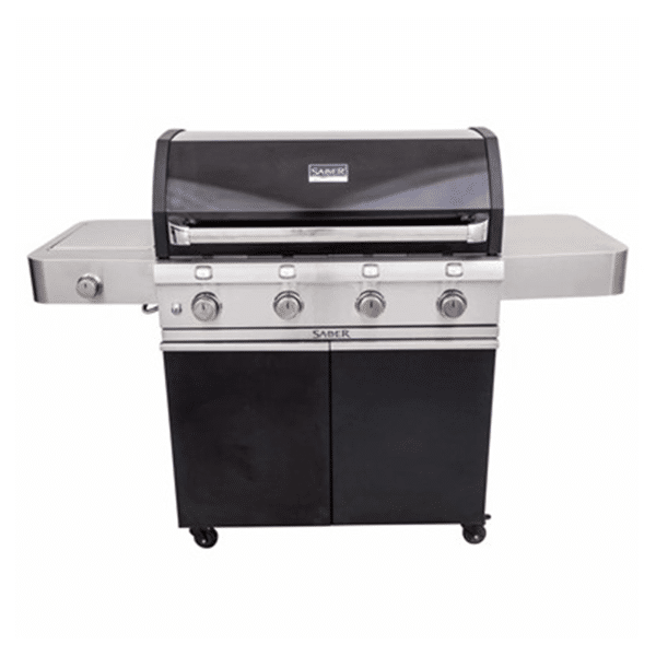 Saber Deluxe Black 4-Burner Gas Grill