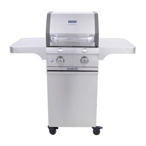 Saber Deluxe Stainless 2-Burner Gas Grill