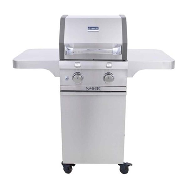 Saber Deluxe Stainless 2-Burner Gas Grill