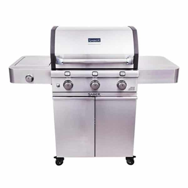Saber Deluxe Stainless 3-Burner Gas Grill