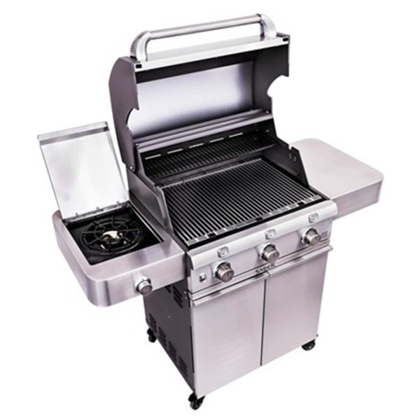 Saber Deluxe Stainless 3-Burner Gas Grill - Image 2