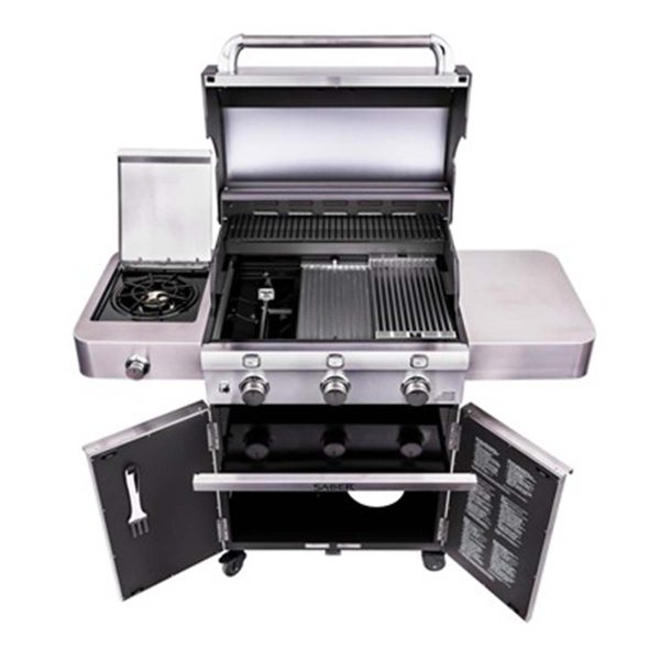 Saber Deluxe Stainless 3-Burner Gas Grill - Image 3
