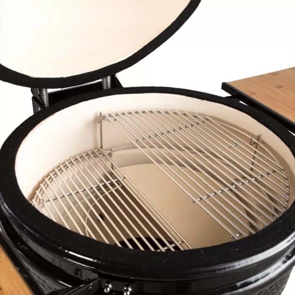 Saffire Large Ceramic Grill and Smoker (Onyx Black) - Image 3