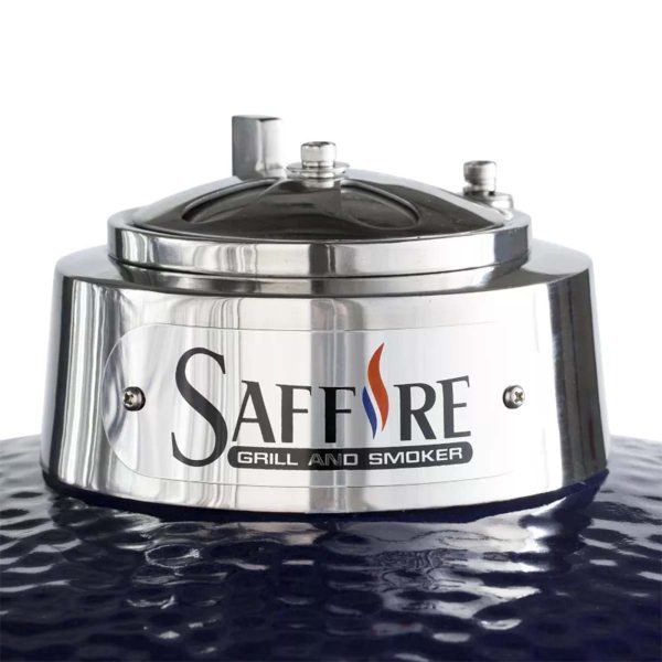 Saffire Large Ceramic Grill and Smoker (Sapphire Blue) - Image 2