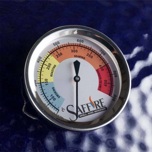 Saffire Large Ceramic Grill and Smoker (Sapphire Blue) - Image 4