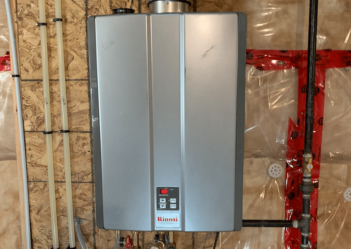 Water Heater Menu-