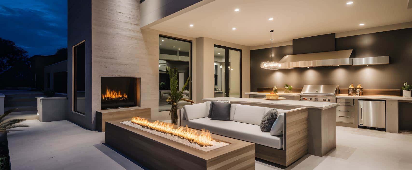 patio fireplace