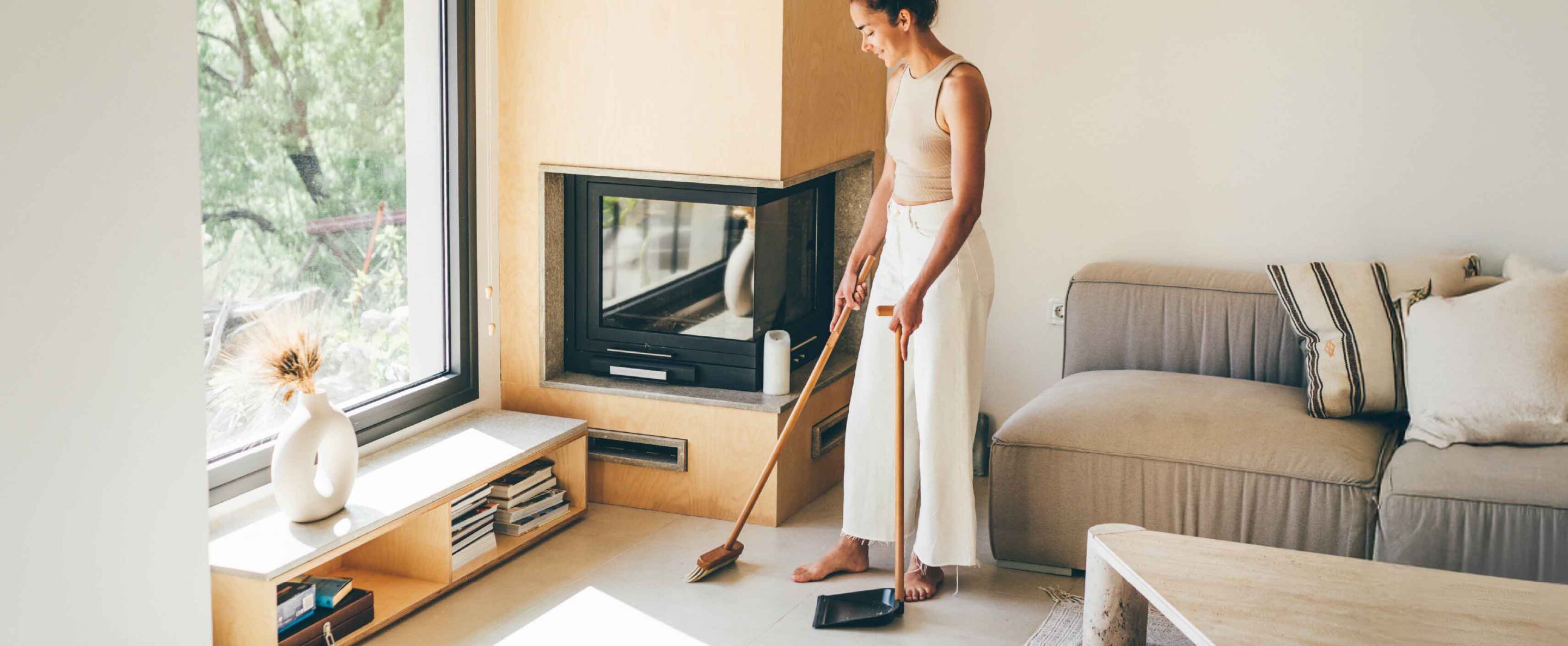 Fireplace cleaning
