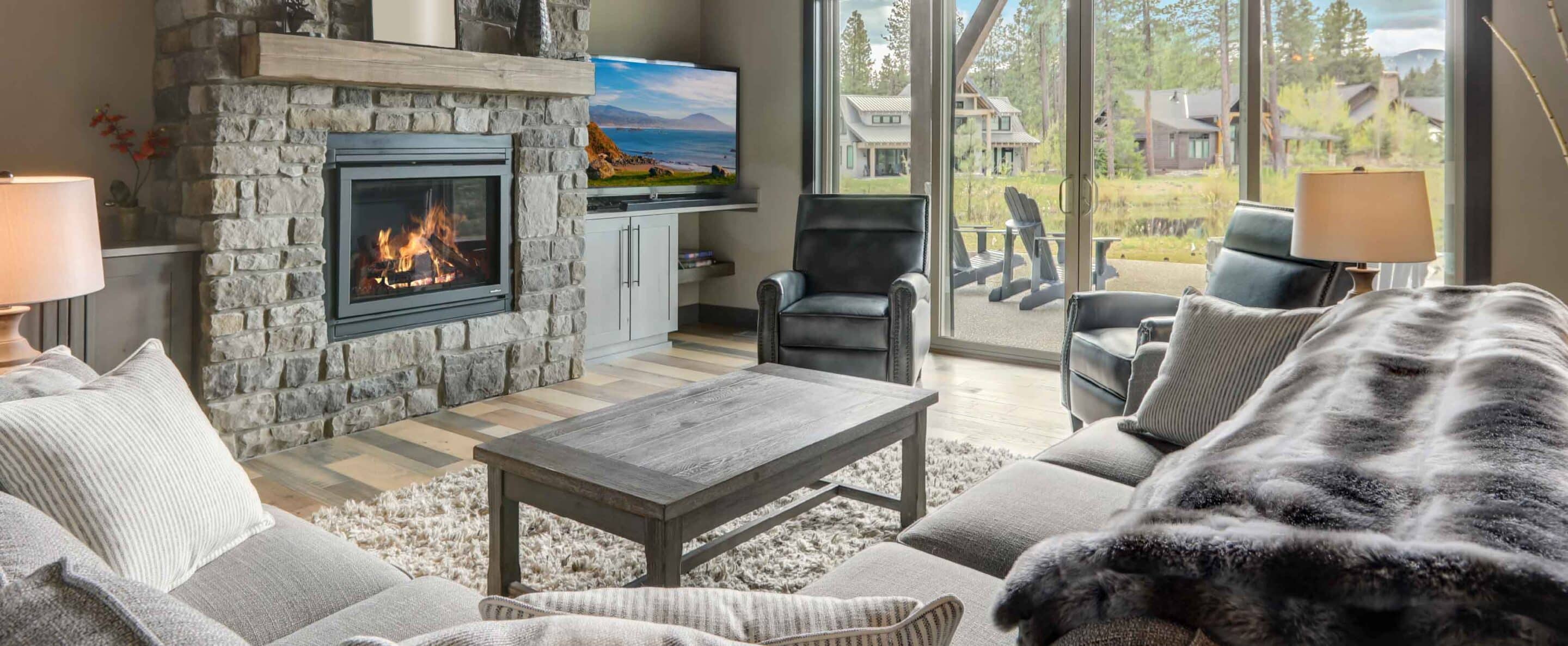 Custom fireplace design