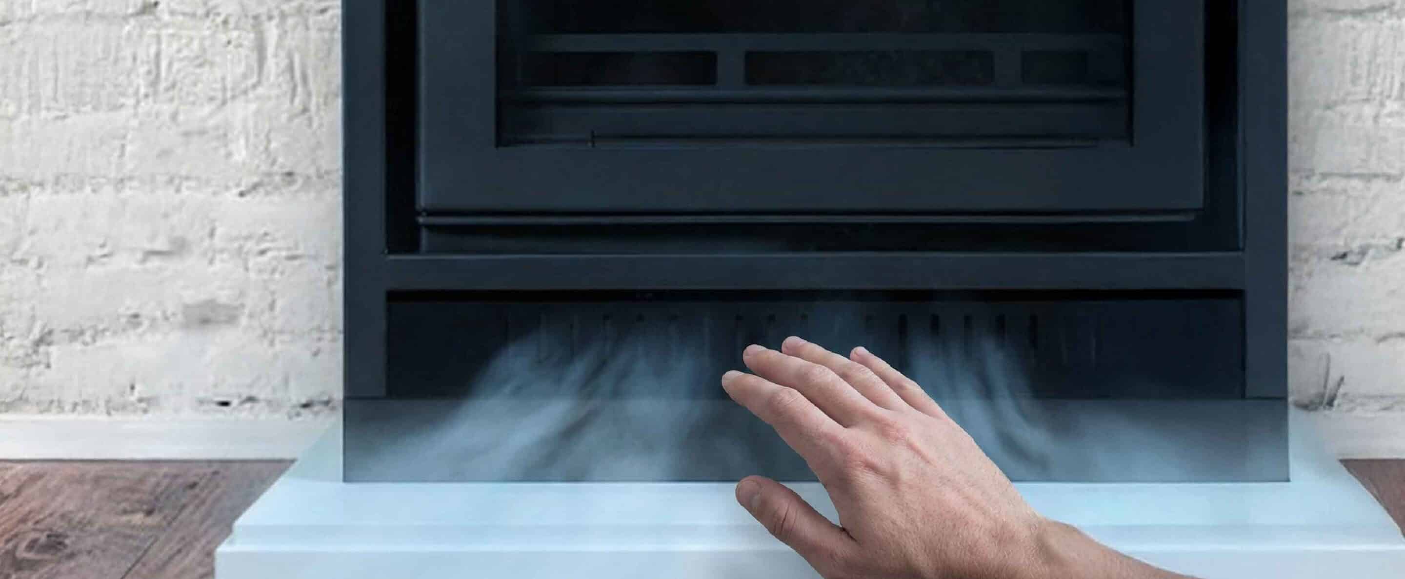 Cold air coming through fireplace Cold air coming through fireplace